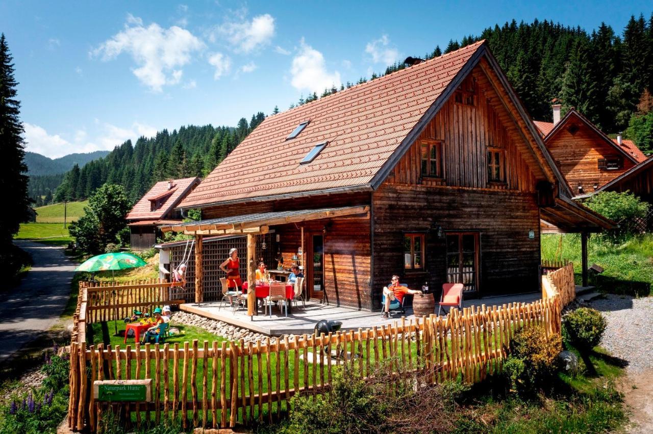 Naturpark Huette Mandl, Biobauernhof & Huettenurlaub Sankt Lambrecht Dış mekan fotoğraf