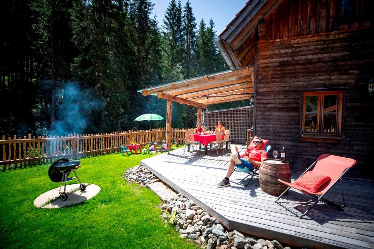 Naturpark Huette Mandl, Biobauernhof & Huettenurlaub Sankt Lambrecht Dış mekan fotoğraf