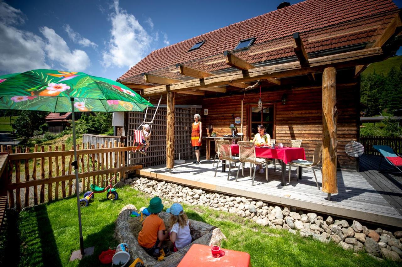 Naturpark Huette Mandl, Biobauernhof & Huettenurlaub Sankt Lambrecht Dış mekan fotoğraf